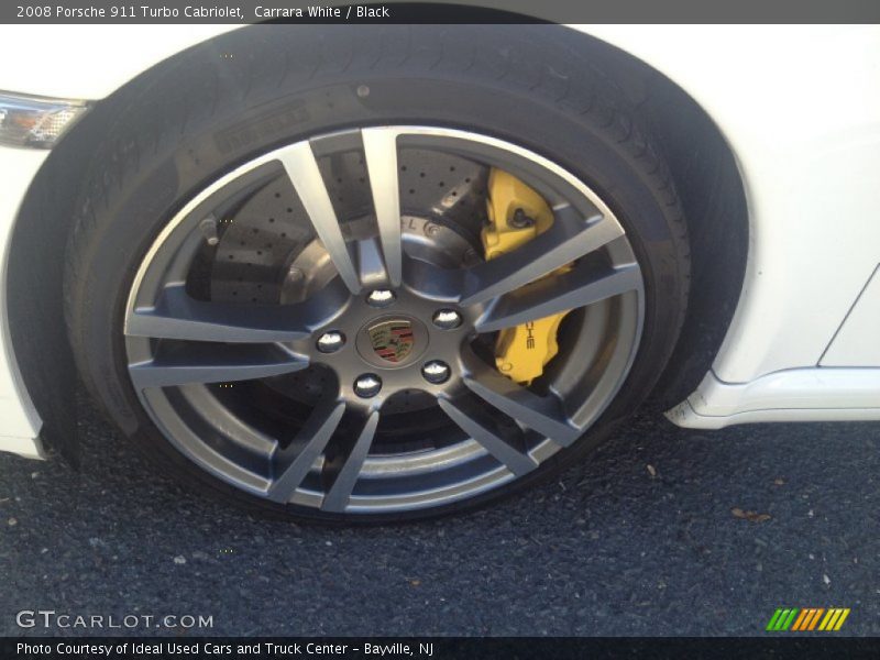 Carrara White / Black 2008 Porsche 911 Turbo Cabriolet