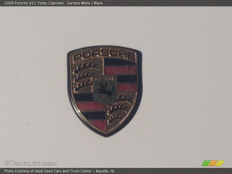 Carrara White / Black 2008 Porsche 911 Turbo Cabriolet
