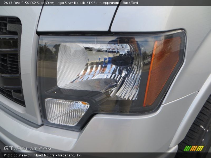 Ingot Silver Metallic / FX Sport Appearance Black/Red 2013 Ford F150 FX2 SuperCrew
