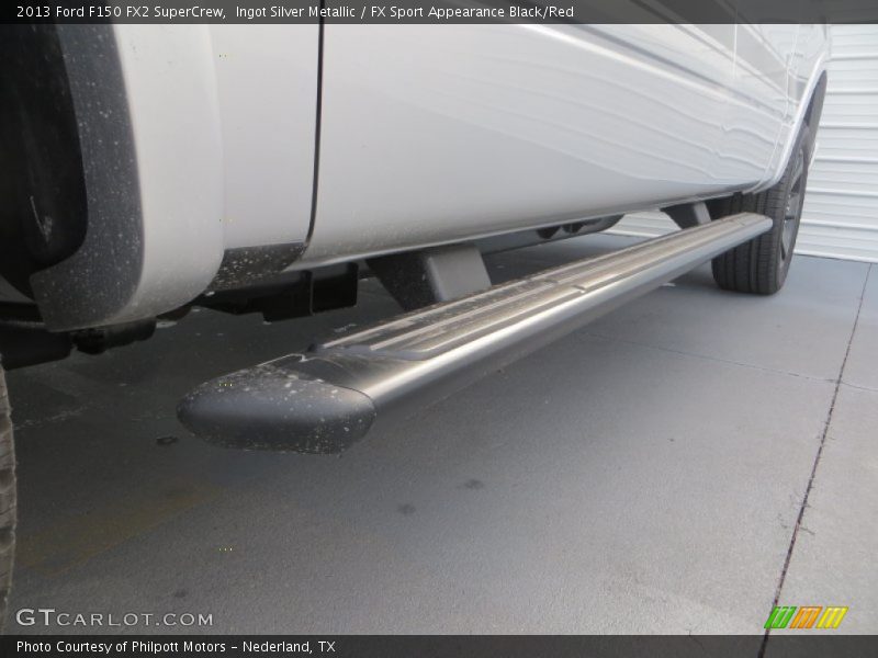 Ingot Silver Metallic / FX Sport Appearance Black/Red 2013 Ford F150 FX2 SuperCrew
