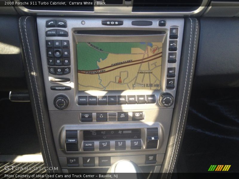 Carrara White / Black 2008 Porsche 911 Turbo Cabriolet