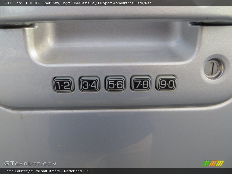 Ingot Silver Metallic / FX Sport Appearance Black/Red 2013 Ford F150 FX2 SuperCrew