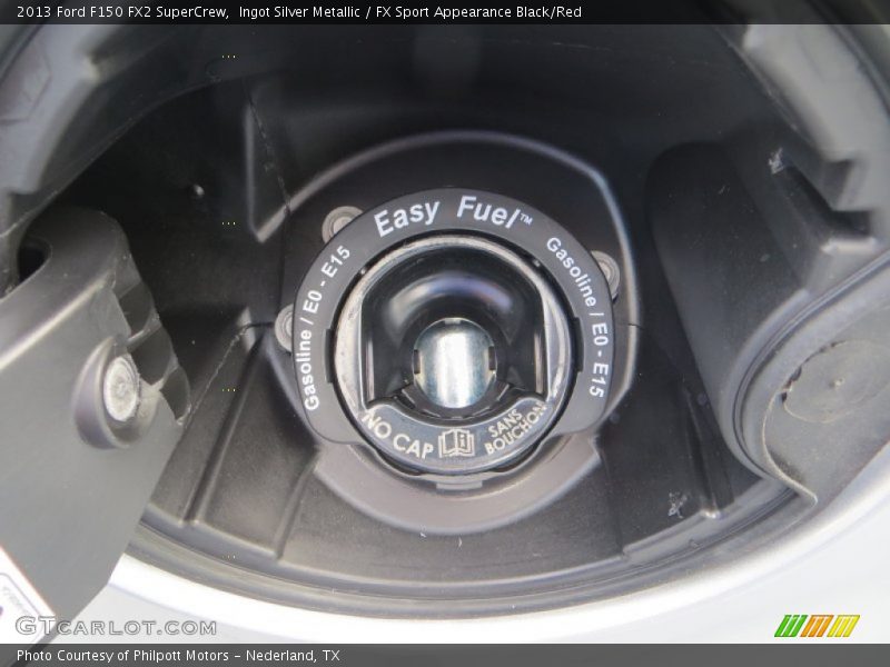 Ingot Silver Metallic / FX Sport Appearance Black/Red 2013 Ford F150 FX2 SuperCrew