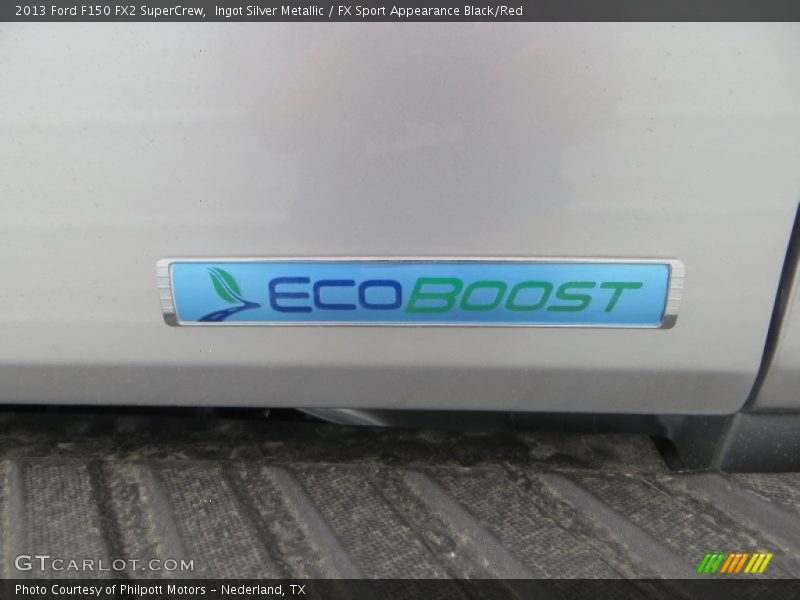 Ingot Silver Metallic / FX Sport Appearance Black/Red 2013 Ford F150 FX2 SuperCrew