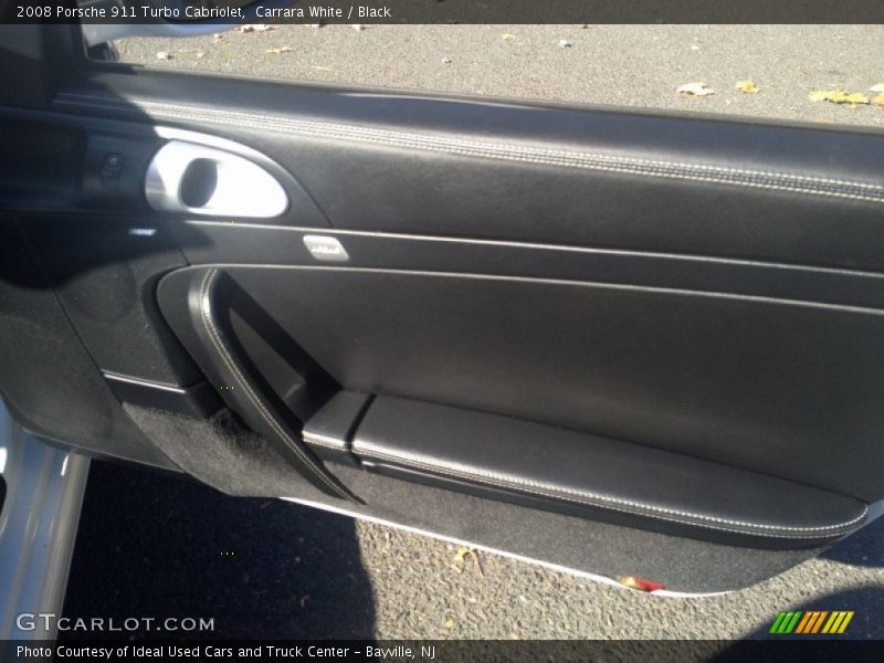 Carrara White / Black 2008 Porsche 911 Turbo Cabriolet