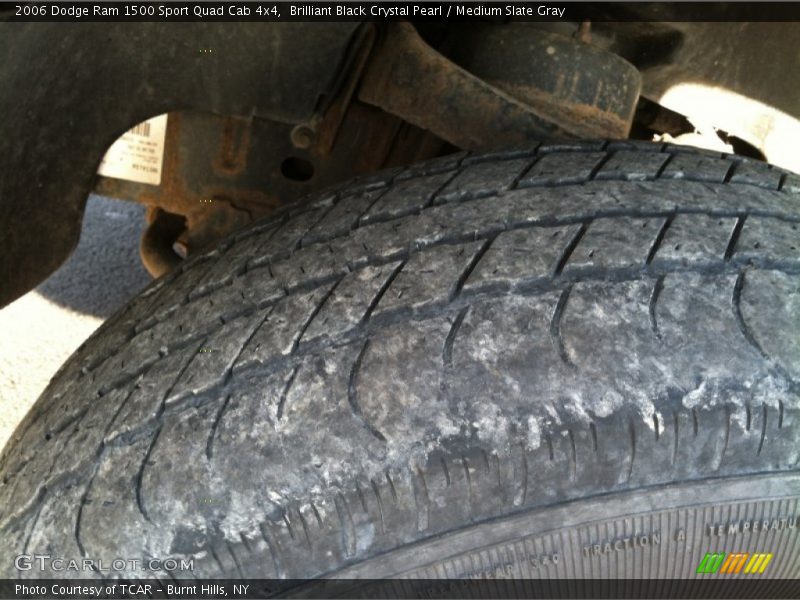 Brilliant Black Crystal Pearl / Medium Slate Gray 2006 Dodge Ram 1500 Sport Quad Cab 4x4