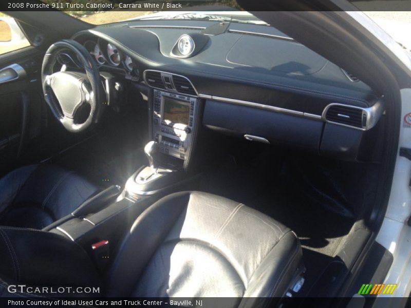 Carrara White / Black 2008 Porsche 911 Turbo Cabriolet