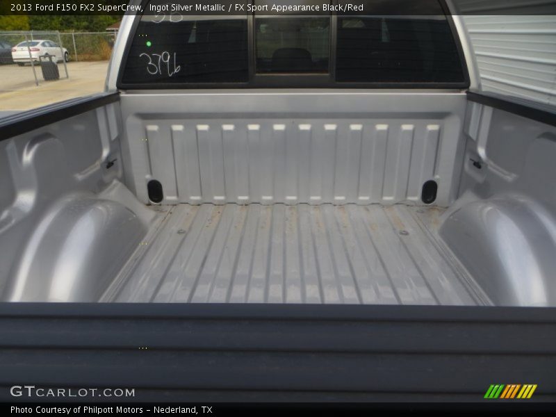 Ingot Silver Metallic / FX Sport Appearance Black/Red 2013 Ford F150 FX2 SuperCrew
