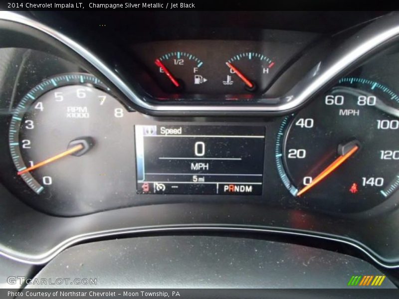 Champagne Silver Metallic / Jet Black 2014 Chevrolet Impala LT
