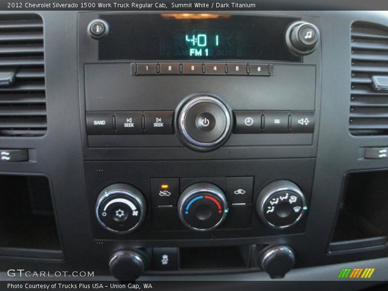 Summit White / Dark Titanium 2012 Chevrolet Silverado 1500 Work Truck Regular Cab