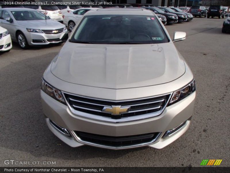 Champagne Silver Metallic / Jet Black 2014 Chevrolet Impala LT