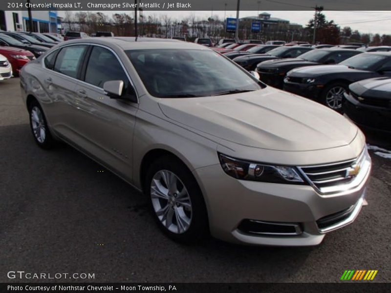 Champagne Silver Metallic / Jet Black 2014 Chevrolet Impala LT