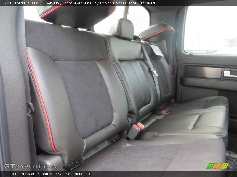 Ingot Silver Metallic / FX Sport Appearance Black/Red 2013 Ford F150 FX2 SuperCrew
