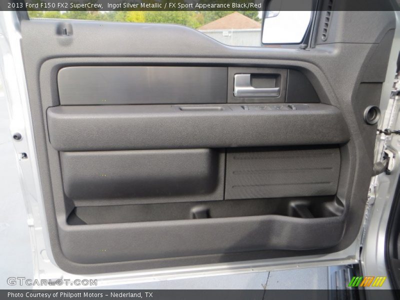 Ingot Silver Metallic / FX Sport Appearance Black/Red 2013 Ford F150 FX2 SuperCrew