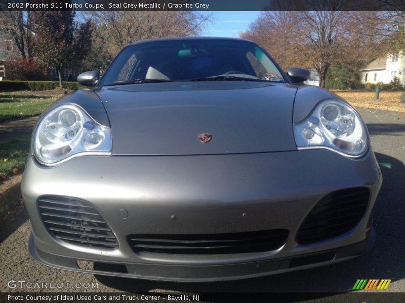Seal Grey Metallic / Graphite Grey 2002 Porsche 911 Turbo Coupe