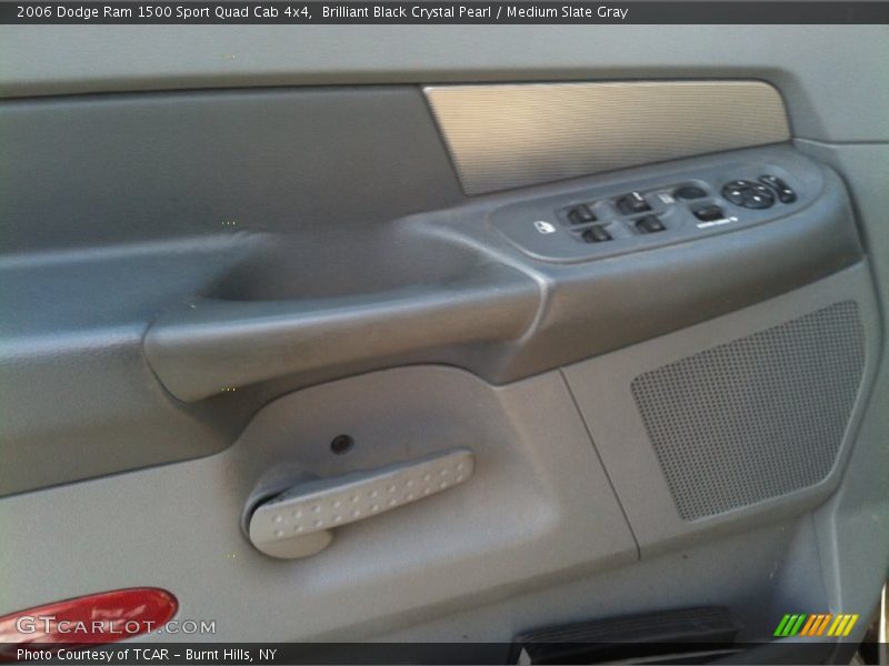 Brilliant Black Crystal Pearl / Medium Slate Gray 2006 Dodge Ram 1500 Sport Quad Cab 4x4