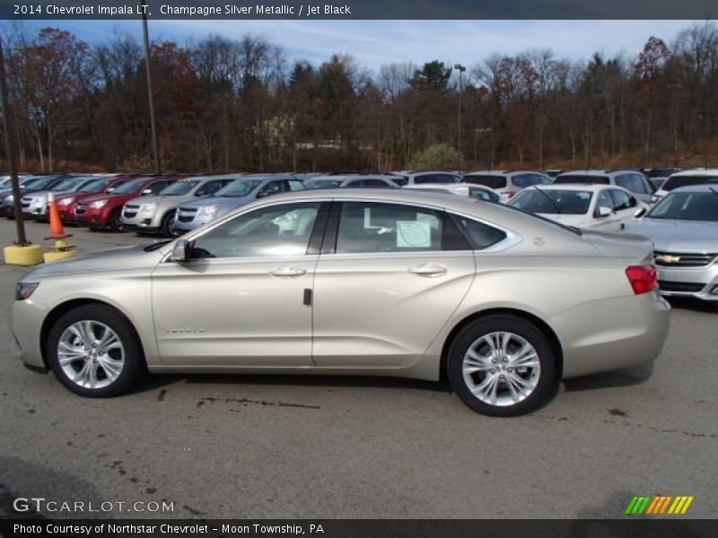 Champagne Silver Metallic / Jet Black 2014 Chevrolet Impala LT