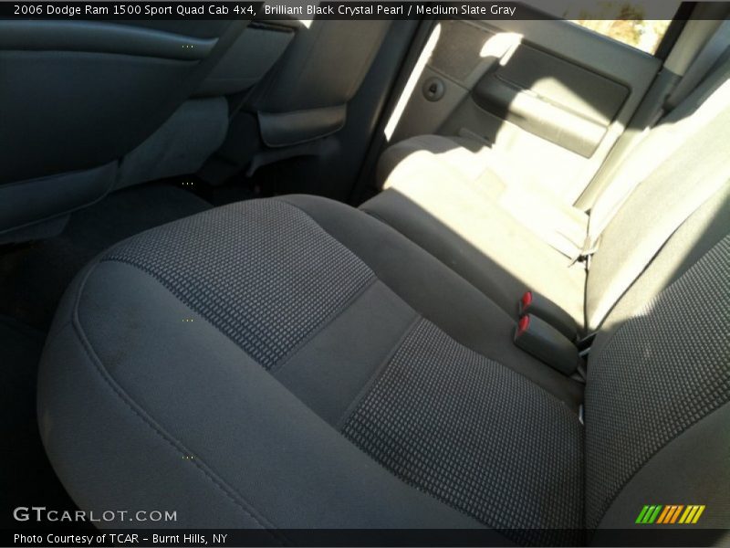 Brilliant Black Crystal Pearl / Medium Slate Gray 2006 Dodge Ram 1500 Sport Quad Cab 4x4