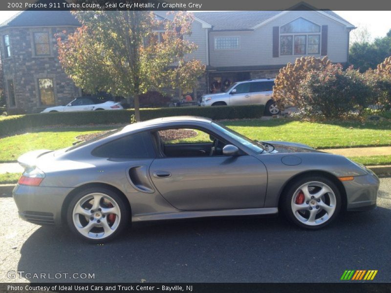 Seal Grey Metallic / Graphite Grey 2002 Porsche 911 Turbo Coupe