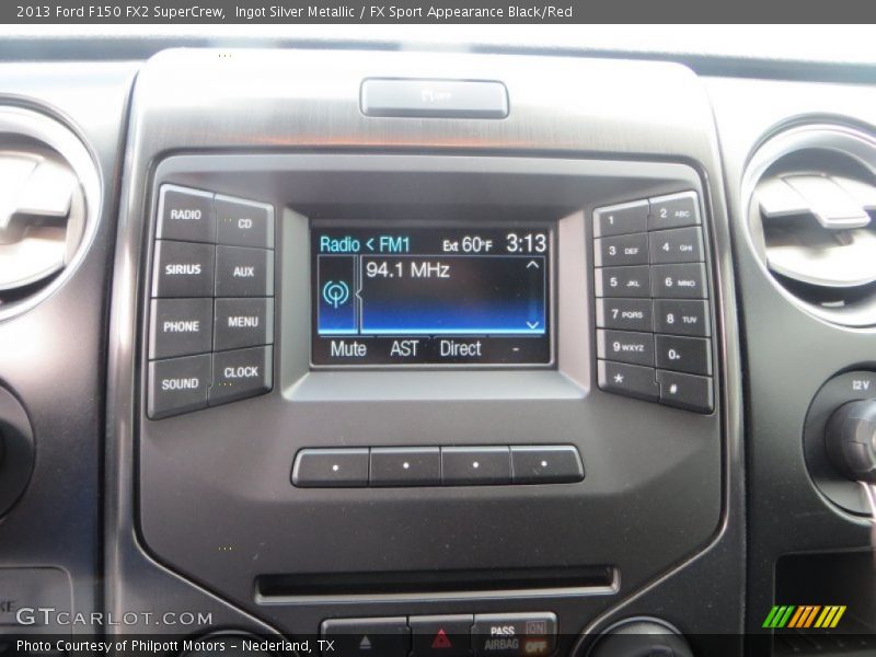 Ingot Silver Metallic / FX Sport Appearance Black/Red 2013 Ford F150 FX2 SuperCrew