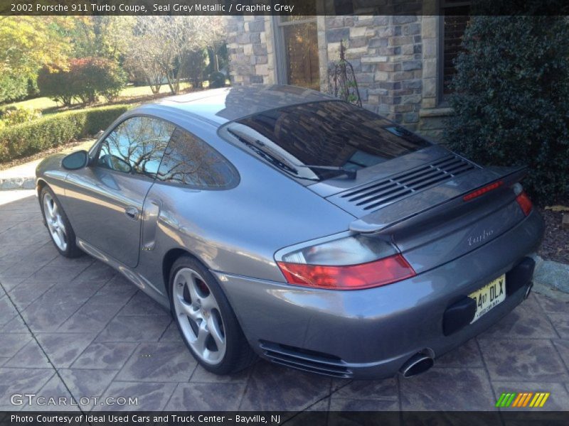 Seal Grey Metallic / Graphite Grey 2002 Porsche 911 Turbo Coupe