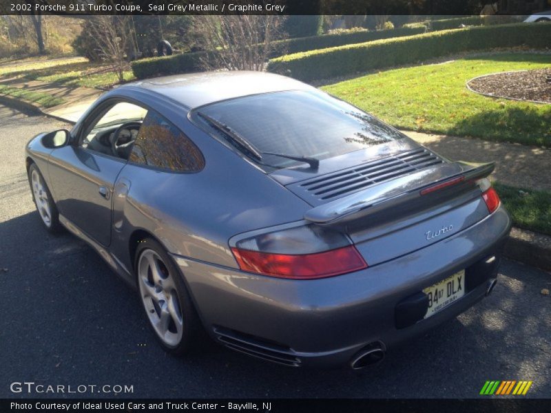 Seal Grey Metallic / Graphite Grey 2002 Porsche 911 Turbo Coupe