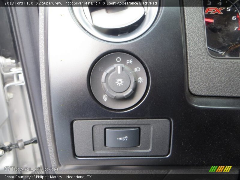 Ingot Silver Metallic / FX Sport Appearance Black/Red 2013 Ford F150 FX2 SuperCrew