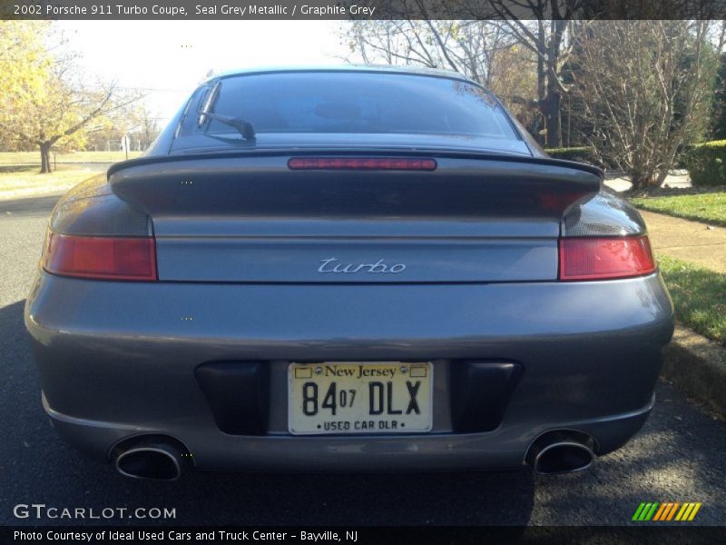Seal Grey Metallic / Graphite Grey 2002 Porsche 911 Turbo Coupe