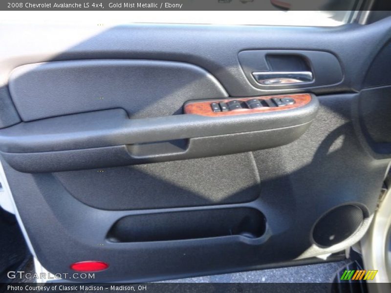 Gold Mist Metallic / Ebony 2008 Chevrolet Avalanche LS 4x4