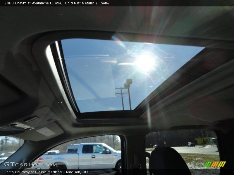 Gold Mist Metallic / Ebony 2008 Chevrolet Avalanche LS 4x4