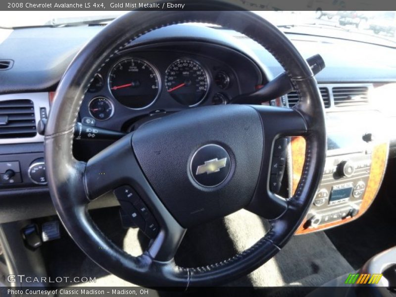 Gold Mist Metallic / Ebony 2008 Chevrolet Avalanche LS 4x4