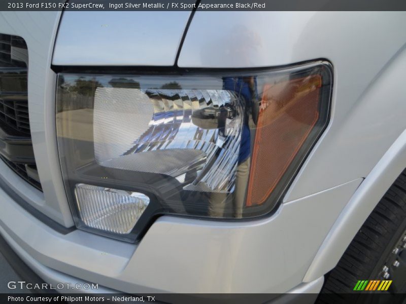 Ingot Silver Metallic / FX Sport Appearance Black/Red 2013 Ford F150 FX2 SuperCrew