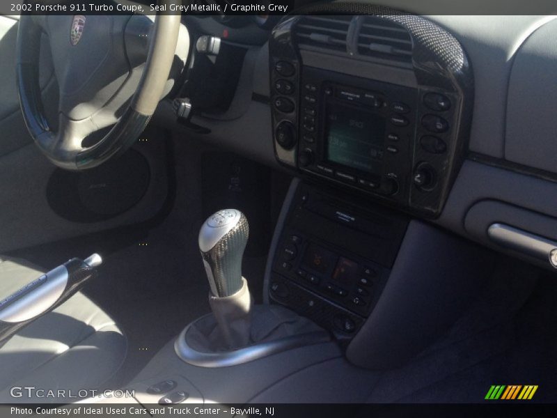 Seal Grey Metallic / Graphite Grey 2002 Porsche 911 Turbo Coupe