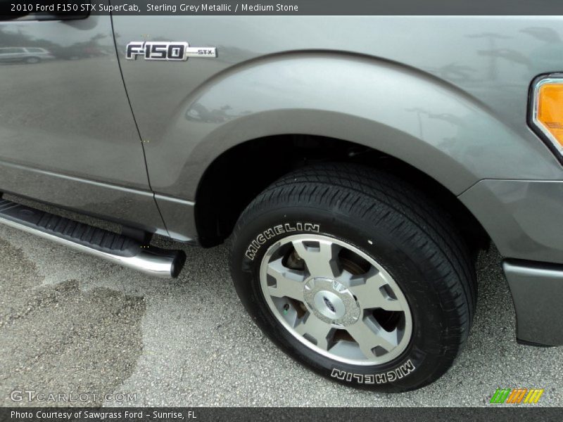 Sterling Grey Metallic / Medium Stone 2010 Ford F150 STX SuperCab