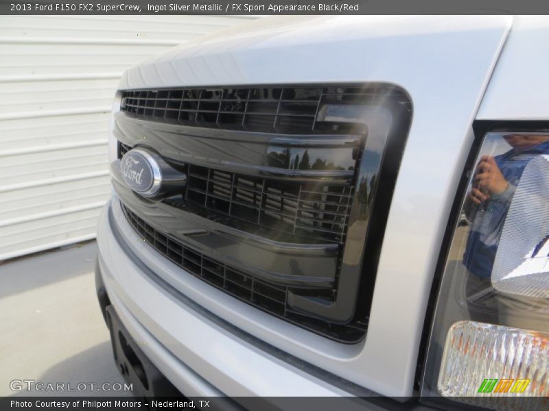 Ingot Silver Metallic / FX Sport Appearance Black/Red 2013 Ford F150 FX2 SuperCrew