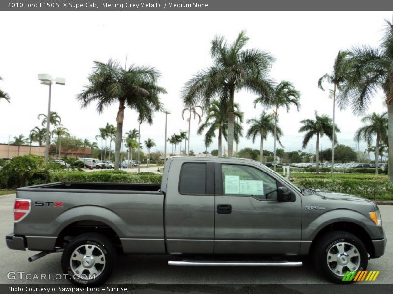 Sterling Grey Metallic / Medium Stone 2010 Ford F150 STX SuperCab