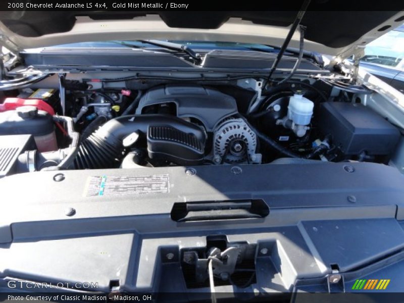 Gold Mist Metallic / Ebony 2008 Chevrolet Avalanche LS 4x4