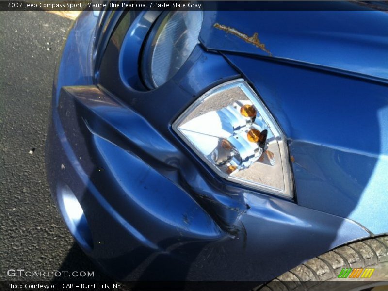 Marine Blue Pearlcoat / Pastel Slate Gray 2007 Jeep Compass Sport