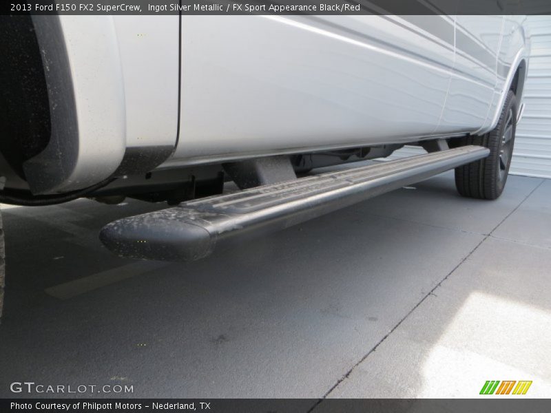 Ingot Silver Metallic / FX Sport Appearance Black/Red 2013 Ford F150 FX2 SuperCrew