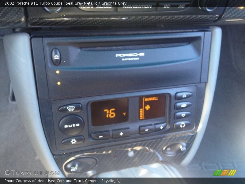 Seal Grey Metallic / Graphite Grey 2002 Porsche 911 Turbo Coupe