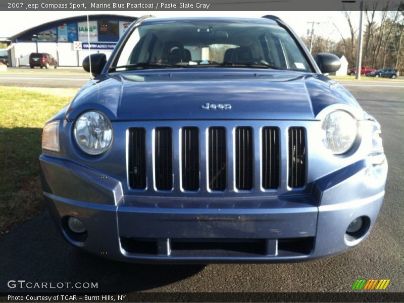 Marine Blue Pearlcoat / Pastel Slate Gray 2007 Jeep Compass Sport