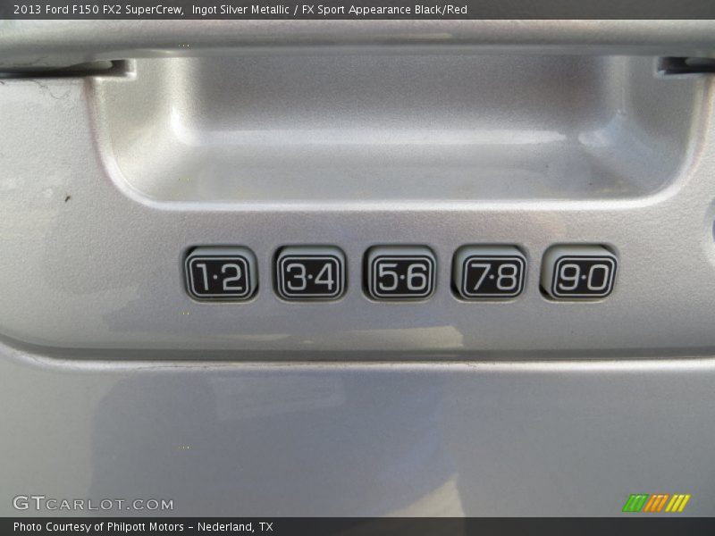 Ingot Silver Metallic / FX Sport Appearance Black/Red 2013 Ford F150 FX2 SuperCrew