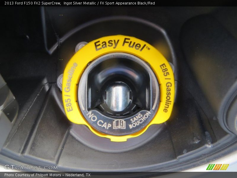 Ingot Silver Metallic / FX Sport Appearance Black/Red 2013 Ford F150 FX2 SuperCrew