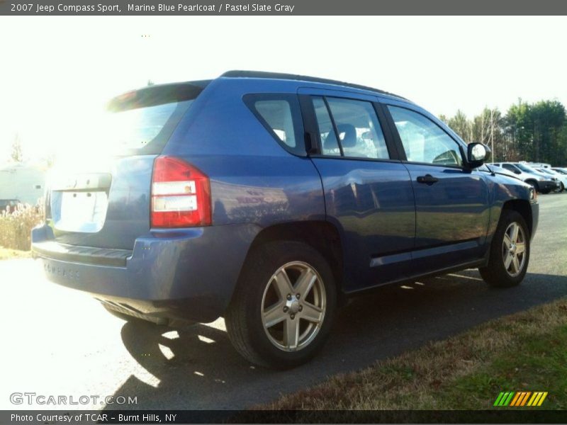 Marine Blue Pearlcoat / Pastel Slate Gray 2007 Jeep Compass Sport