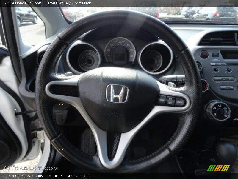 Taffeta White / Sport Black 2009 Honda Fit Sport