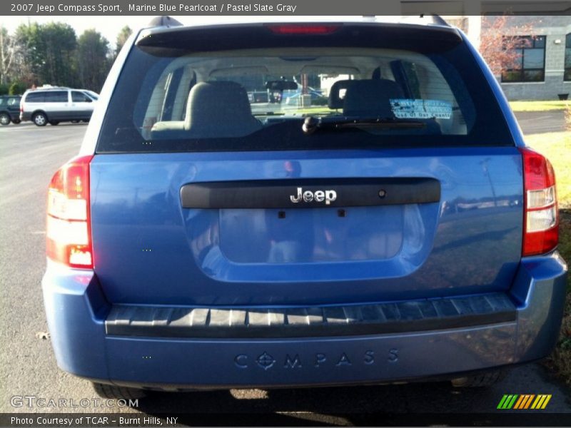 Marine Blue Pearlcoat / Pastel Slate Gray 2007 Jeep Compass Sport