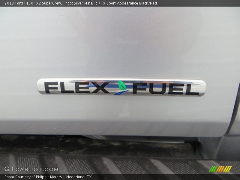 Ingot Silver Metallic / FX Sport Appearance Black/Red 2013 Ford F150 FX2 SuperCrew