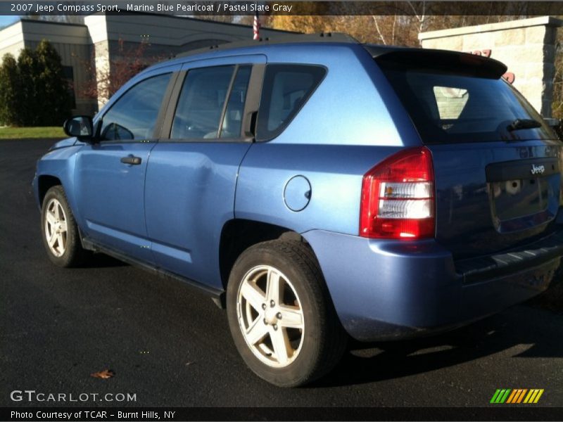 Marine Blue Pearlcoat / Pastel Slate Gray 2007 Jeep Compass Sport