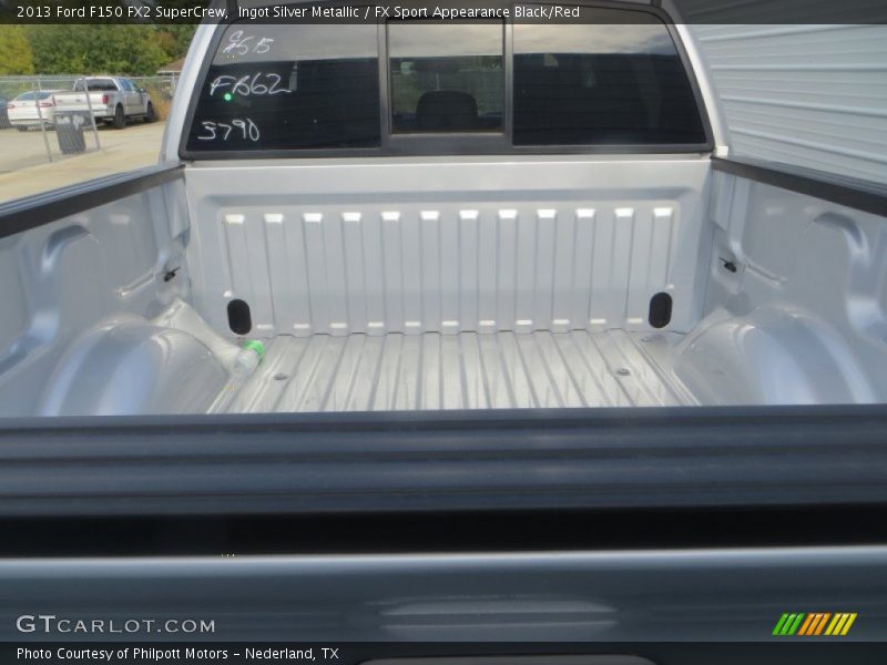 Ingot Silver Metallic / FX Sport Appearance Black/Red 2013 Ford F150 FX2 SuperCrew