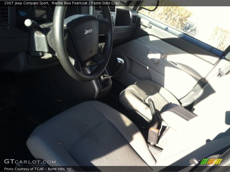 Marine Blue Pearlcoat / Pastel Slate Gray 2007 Jeep Compass Sport